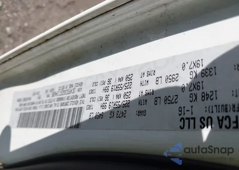 2016 Dodge Journey Crossroad from USA, damaged, VIN 3C4PDCGG2GT194695